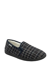 Dunlop Blue Twin Gusset Full Slippers - Image 1 of 4