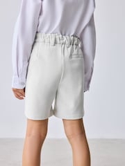 Baker by Ted Baker White/Blue Seersucker Textured Suit Jacket and Shorts Set - Image 5 of 12