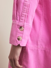 Rose - Mini-robe en velours côtelé - Image 5 de 8