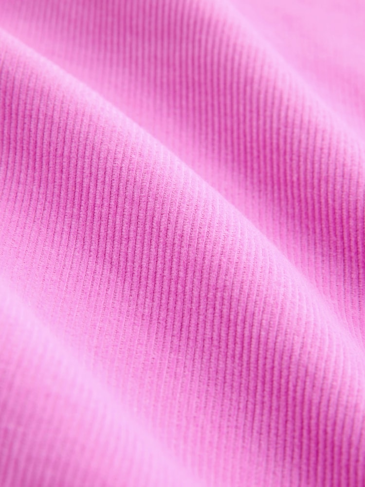 Rose - Mini-robe en velours côtelé - Image 8 de 8