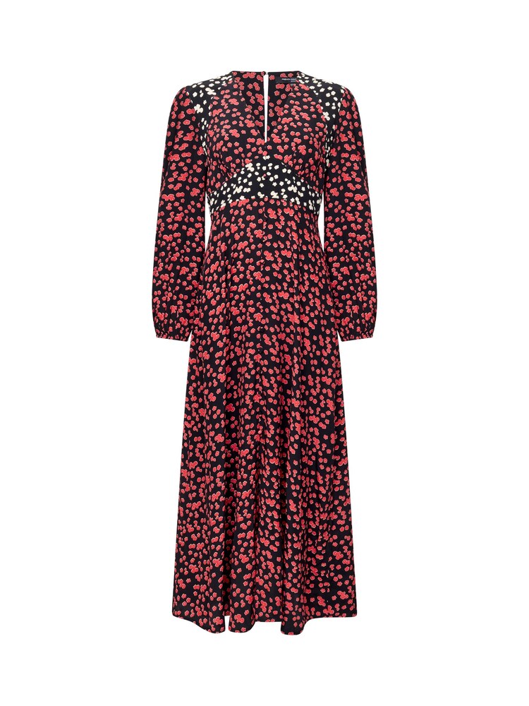 French Connection Red Harriet Delphine Midi Dress - Image 6 of 6 French Connection Red Harriet Delphine Midi Dress - Image 6 of 6