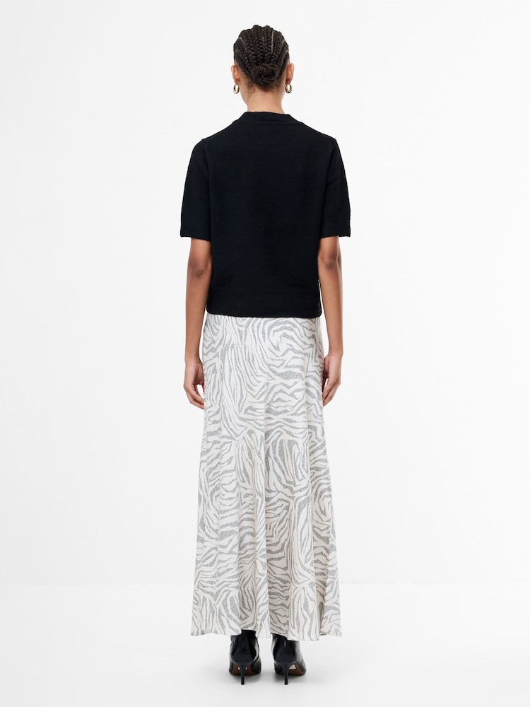 French Connection Black Kezia Mock NK Top - Image 2 of 4