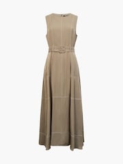 French Connection Celina Cupro Sleeveless Cargo Dress - Imagen 4 de 4