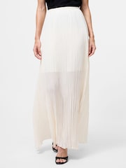 French Connection Natural Saylor Pleated Overlay Skirt - Image 1 of 4