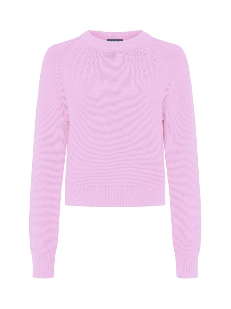 French Connection Pink Lily Mozart Crew Neck Jumper - Image 4 of 4 French Connection Pink Lily Mozart Crew Neck Jumper - Image 4 of 4