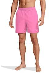 Nike Pink 7 Inch Essential Volley Swim Shorts - Image 1 of 6