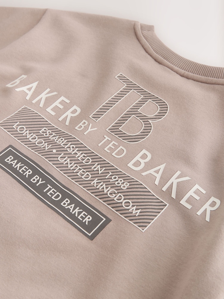 Baker by Ted Baker Short Sleeve Graphic Sweatshirt and Shorts Set - Imaginea 7 din 7