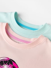 Vanilla Underground Pink Multi Short Sleeve Short Leg Pyjama Set 2 Pack - Image 6 of 6