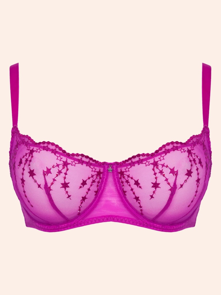 Curvy Kate Purple Stardust Balcony Bra - Image 5 of 5