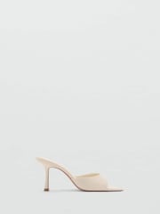 Mango Cream Pointed Heeled Sandals - Image 1 of 4
