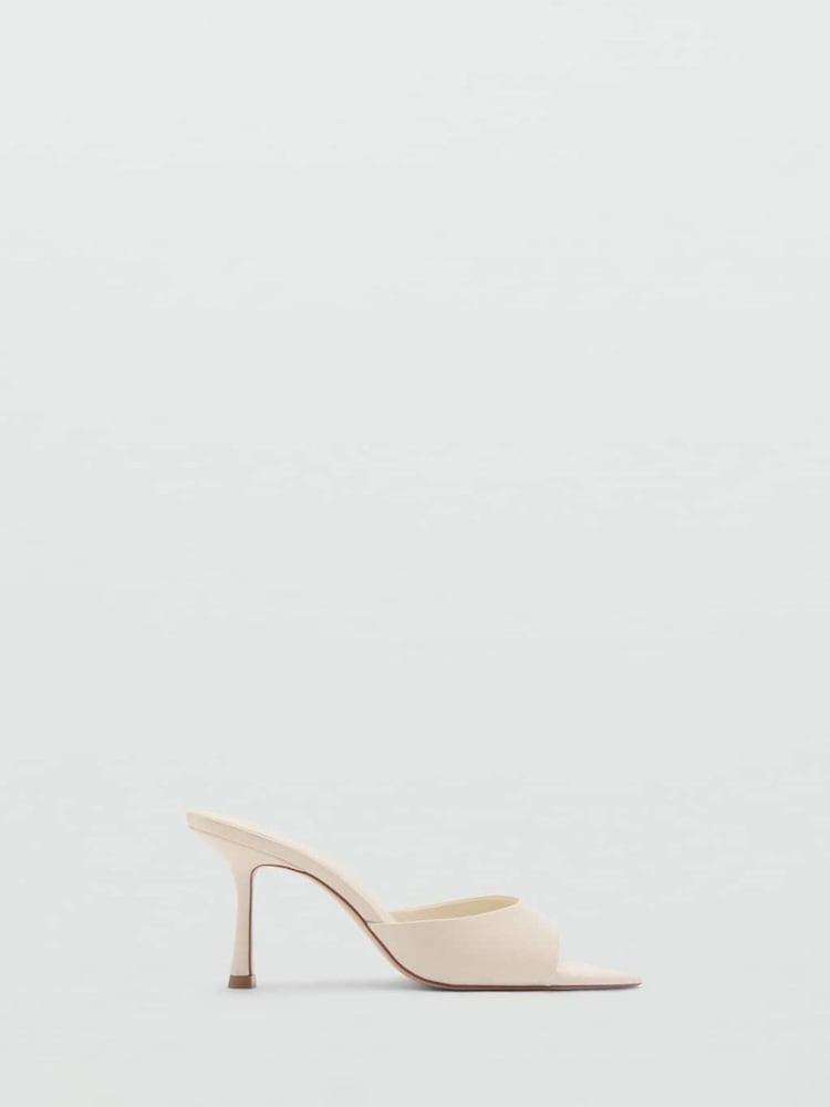 Mango Cream Pointed Heeled Sandals - Image 1 of 4