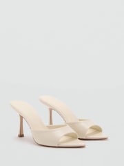 Mango Cream Pointed Heeled Sandals - Image 2 of 4