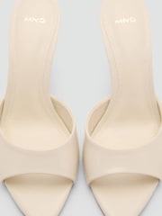 Mango Cream Pointed Heeled Sandals - Image 3 of 4