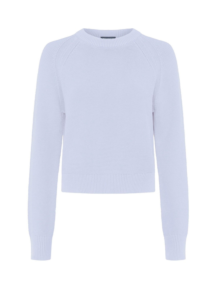 French Connection Blue Lily Mozart Crew Neck Jumper - Image 4 of 4 French Connection Blue Lily Mozart Crew Neck Jumper - Image 4 of 4