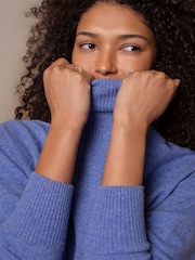 Celtic & Co. Womens Geelong Slouch Roll Neck Jumper - Image 3 of 4