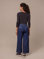 Celtic & Co. Blue Wide Leg Cropped Jeans - Bild 3 von 10