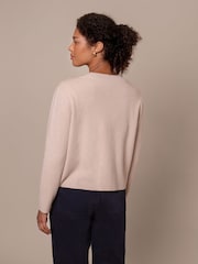 Celtic & Co. Natural Cotton Boxy Cardigan - Image 3 of 8