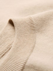 Celtic & Co. Natural Cotton Boxy Cardigan - Image 8 of 8