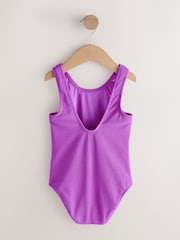Purple Crinkle Swimsuit (3-16yrs) - Image 6 of 8