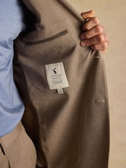 Joules Brown Seersucker Suit Jacket - Image 11 of 19