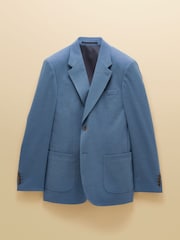 Joules Blue Seersucker Suit Jacket - Image 12 of 18