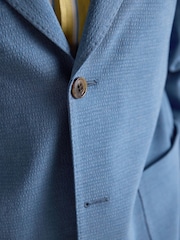 Joules Blue Seersucker Suit Jacket - Image 5 of 18