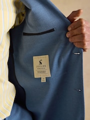 Joules Blue Seersucker Suit Jacket - Image 7 of 18