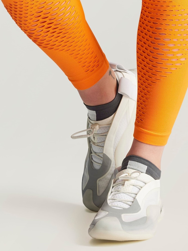 adidas Stella McCartney Black/White Low Socks 3 Pack - Image 2 of 4 adidas Stella McCartney Black/White Low Socks 3 Pack - Image 2 of 4