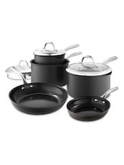 Good Food 5 Piece Grey Hard Anodized Cookware Set - Image 1 of 10