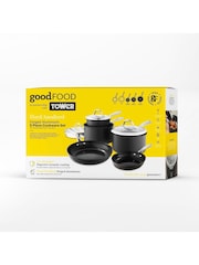 Good Food 5 Piece Grey Hard Anodized Cookware Set - Image 10 of 10