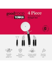 Good Food 4 Piece Black Gadget Set - Image 2 of 10