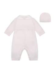 Emile Et Rose Kat Knitted All-In-One with Pretty Scalloped Hems and Hat - Image 2 of 7