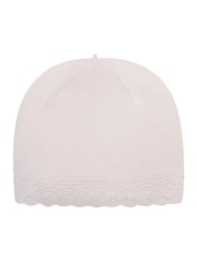 Emile Et Rose Kat Knitted All-In-One with Pretty Scalloped Hems and Hat - Image 5 of 7