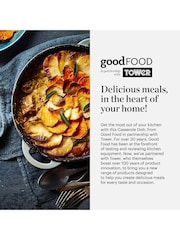 Good Food Grey Hard Anodised Casserole Dish with Tempered Glass Lid - Image 8 of 10
