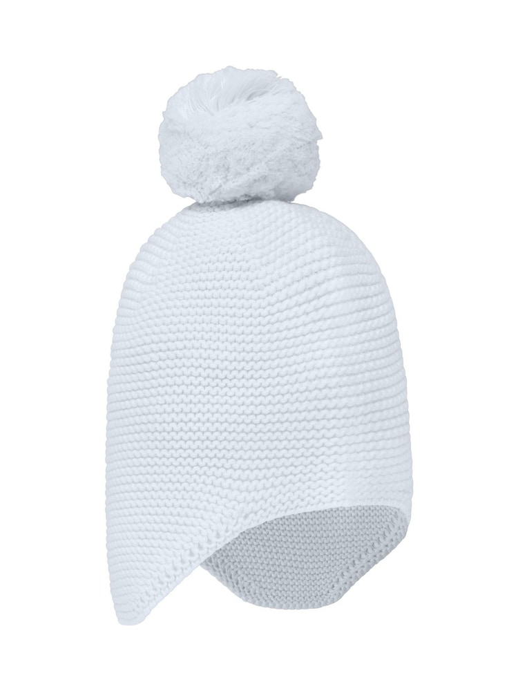Emile Et Rose Kenton Knitted Hat With Ear Flaps & Pom-Pom - Image 3 of 3 Emile Et Rose Kenton Knitted Hat With Ear Flaps & Pom-Pom - Image 3 of 3