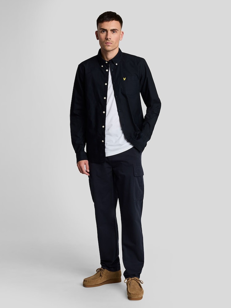 Lyle & Scott Blue Cargo Pocket Trousers - Image 1 of 5