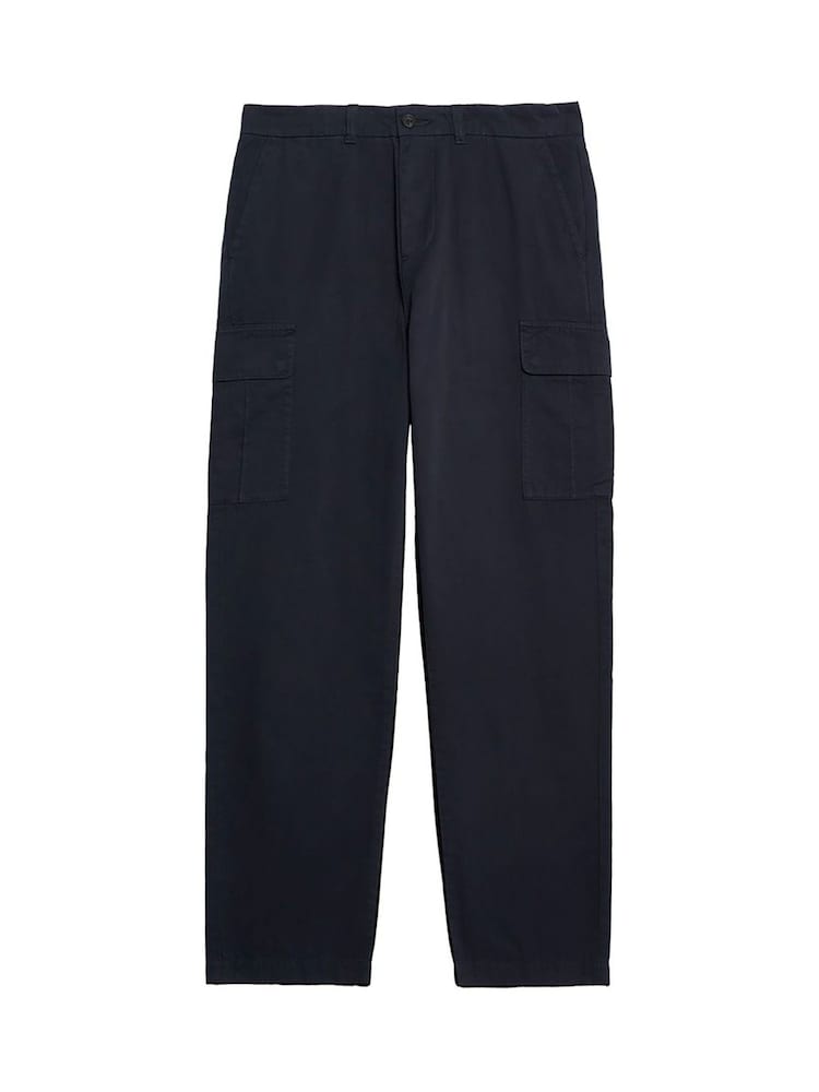 Lyle & Scott Blue Cargo Pocket Trousers - Image 5 of 5