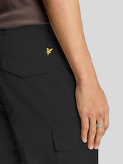 Lyle & Scott Black Cargo Pocket Trousers - Image 4 of 5