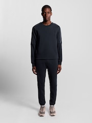 أزرق - Lyle & Scott Tape Crew Neck Sweatshirt - صورة 2 من 5