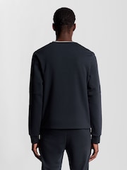 أزرق - Lyle & Scott Tape Crew Neck Sweatshirt - صورة 4 من 5