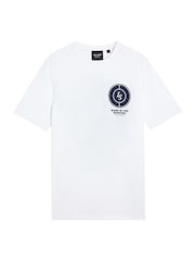Lyle & Scott White Born In The Borders Graphic Print T-Shirt - Image 6 of 6