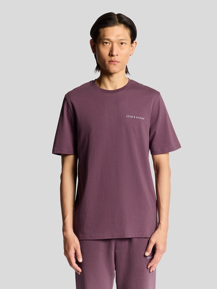 Lyle & Scott Red Script T-Shirt - Image 1 of 5