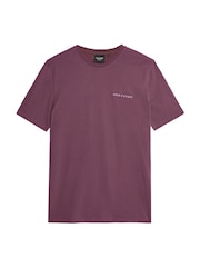 Lyle & Scott Red Script T-Shirt - Image 5 of 5