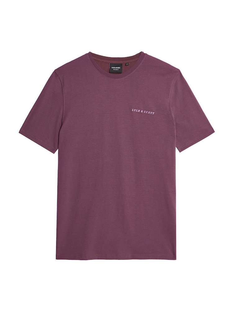 Lyle & Scott Red Script T-Shirt - Image 5 of 5