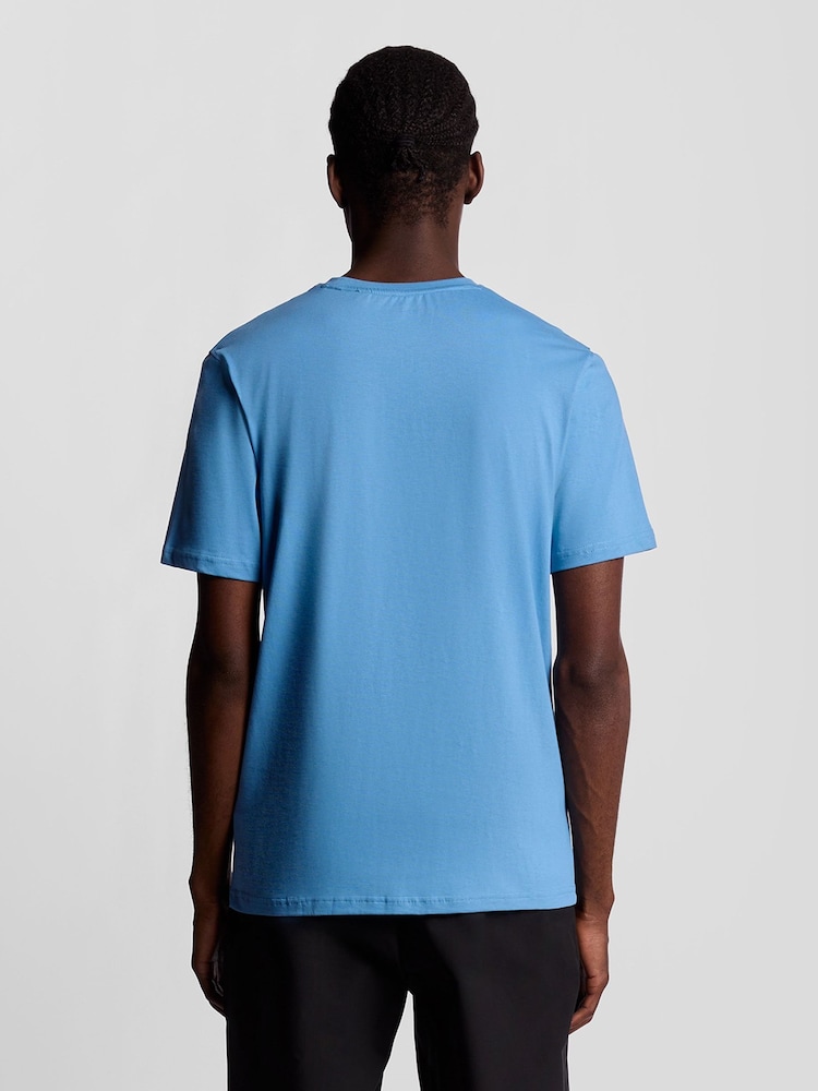 Azul - Camiseta Core de Lyle & Scott - Imagen 2 de 6