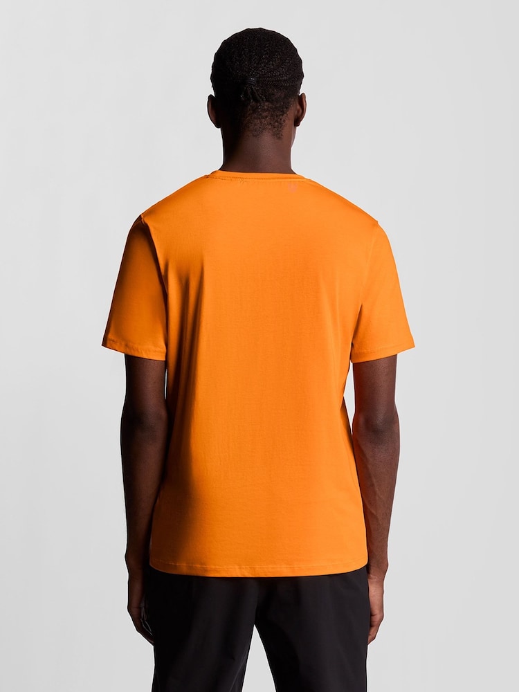 Lyle & Scott Orange Core T-Shirt - Image 2 of 6 Lyle & Scott Orange Core T-Shirt - Image 2 of 6