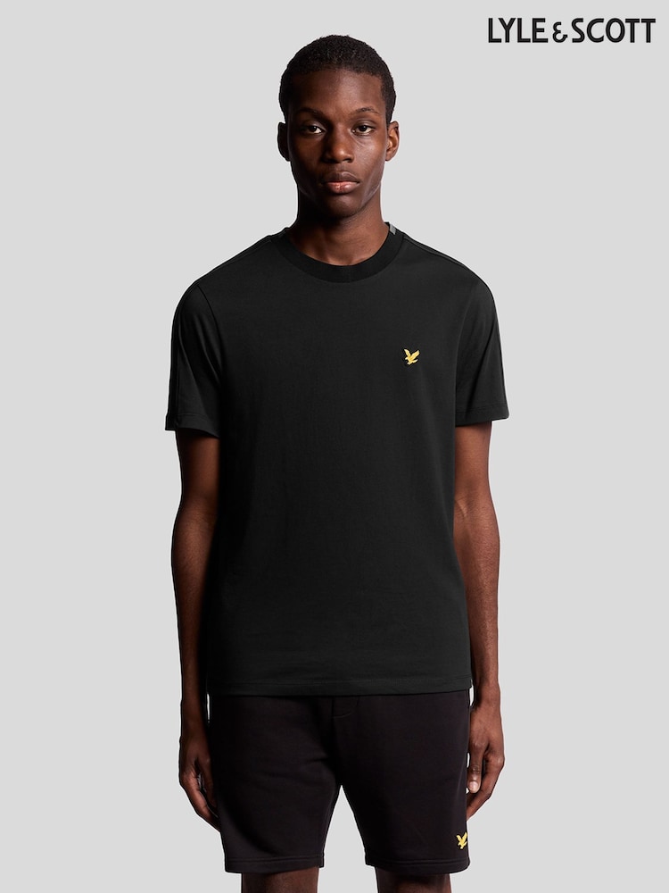 Negro - Lyle & Scott Tape T-Shirt - Imagen 2 de 8