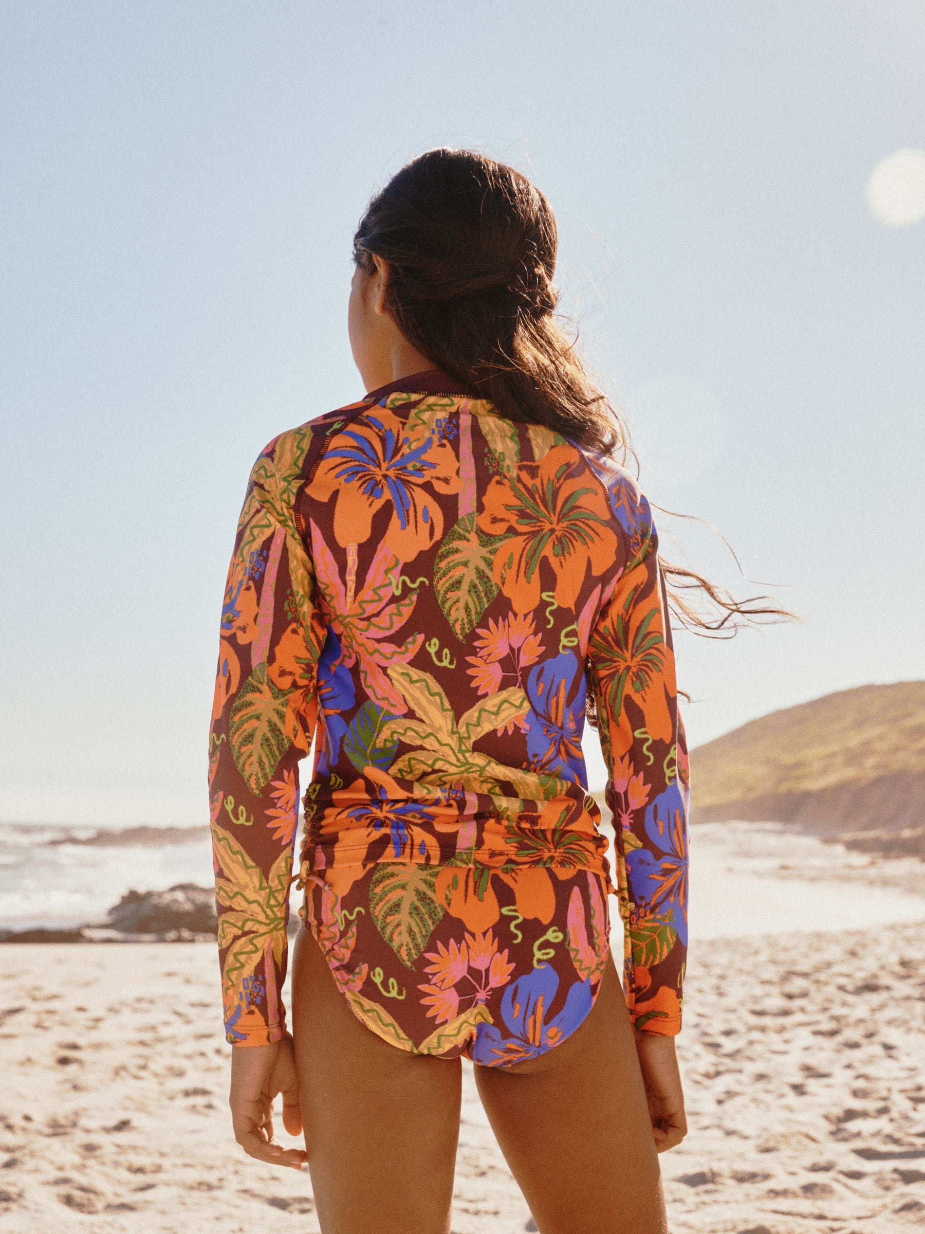 Buy Orange Tropical Sunsafe Suit (3-16yrs) from Next South Africa
