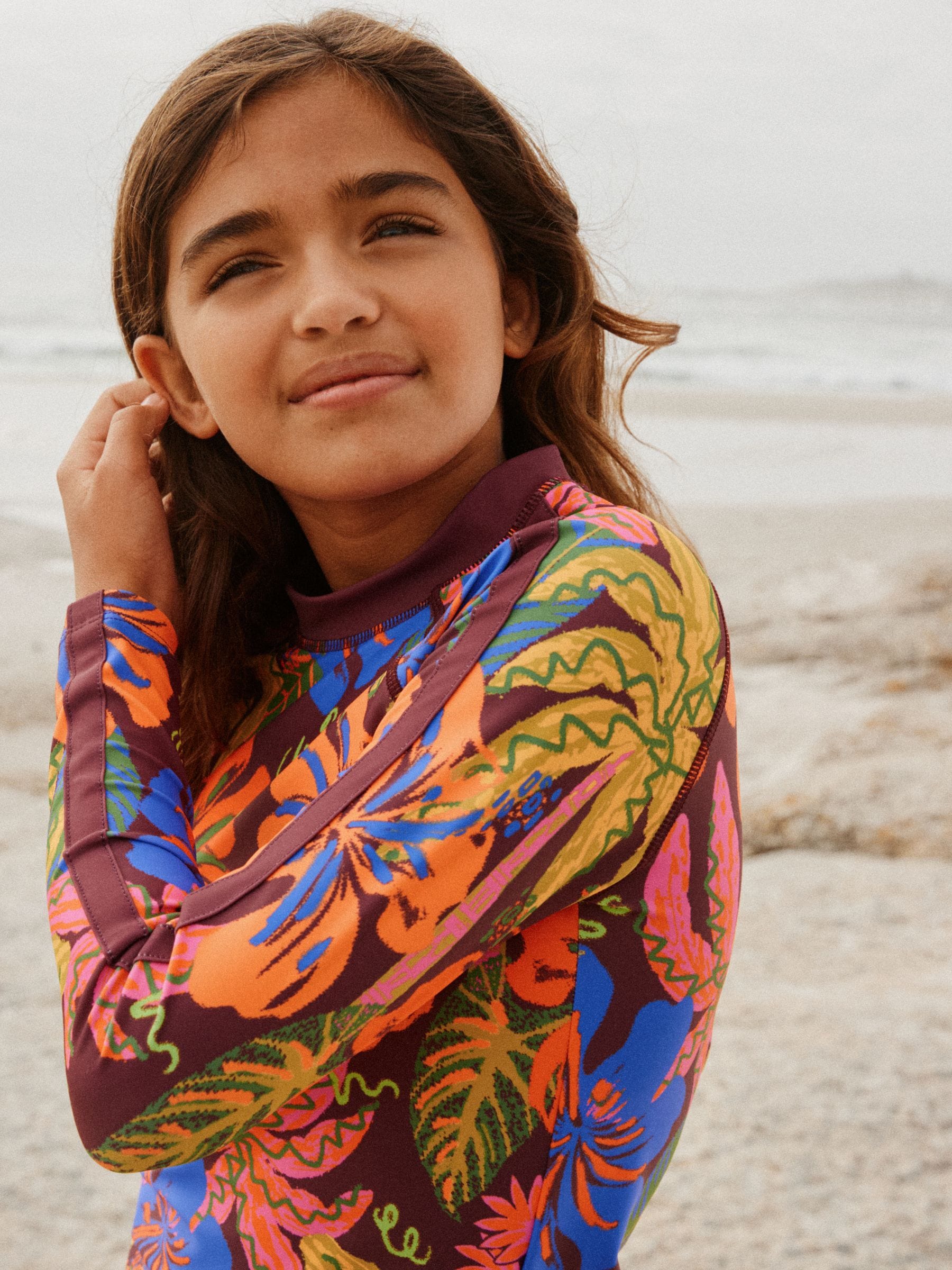 Buy Orange Tropical Sunsafe Suit (3-16yrs) from Next South Africa