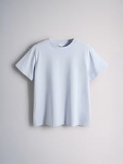 The Set 3 Pack Cotton Short Sleeve Long Leg Pyjama Sets Blue/White/Stripe - Image 4 of 7